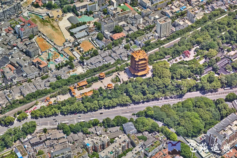 一樓一閣，均以數(shù)字化方式呈現(xiàn)——實(shí)景三維“復(fù)刻”大美武漢